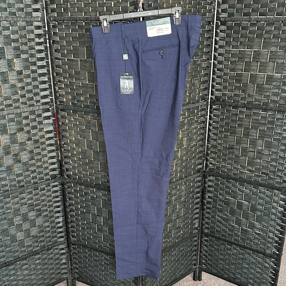 Men's Navy Blue Dress Pants 38 x 34 Lauren Ralph Lauren